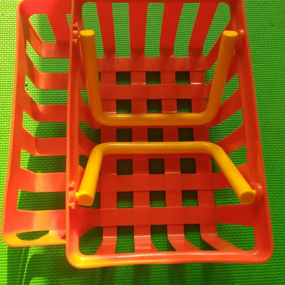 Fisher Price Orange Basket 1989 Vintage